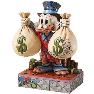  Disneys Uncle Scrooge McDuck Handpainted Collectible Figurine