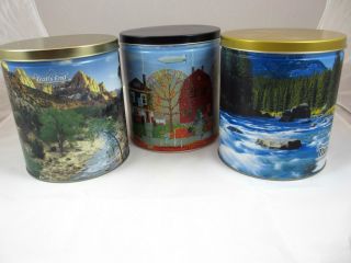  Lot of 3 Trail's End Collectible Tins