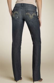 7 For All Mankind® Kate with Crystals Straight Leg Stretch Jeans (Melbourne)