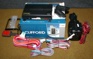 VEHICLE / CAR ALARM SYSTEM CLIFFORD 1 WAY 2.2 KIT IN ORIGINAL BOX WITH