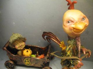 OOAK Fairy Kelbycarie Fantasysculpts Collaboration Chicken Gnoelf Art