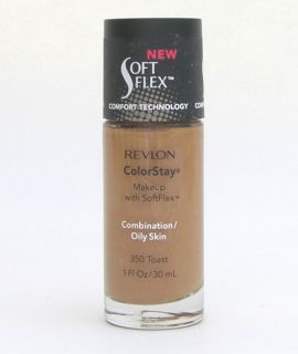 Revlon Colorstay Makeup Foundation SoftFlex 350 Toast Combination Oily
