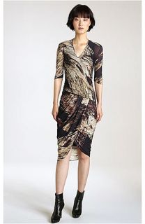 Helmut Lang Drift Print Jersey Dress