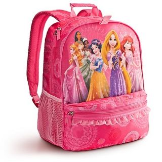  Girls Princess Backpack Rapunzel Ariel Snow White