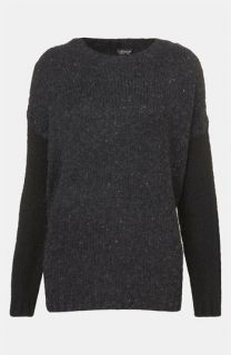 Topshop Two Tone Slouchy Sweater