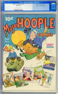 MAJOR HOOPLE COMICS #1 (Nedor Publications, Jan. 1943) Edgar
