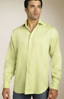 Tailorbyrd Spread Collar Linen Shirt