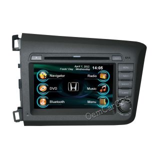 OCG 5118 Radio DVD GPS Navigation Headunit for 2012 Honda Civic