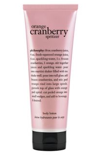 philosophy orange cranberry spritzer body lotion ( Exclusive)