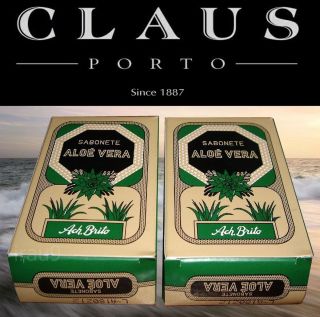 CLAUS PORTO ACH BRITO ALOE VERA Soaps 100 Vegetable portuguese great