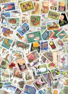 Flora Fauna Animals Lot of 100 Collectible Stamps