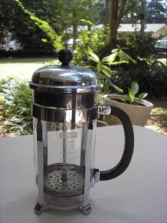 Coffee Maker Press Container Pitcher w/ Lid Jar Glass