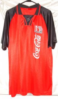 Coca Cola Red Soccer Jersey FIFA U 17 Mens XL Coke
