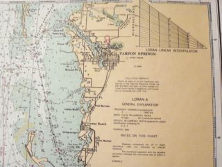 Clearwater Tarpon Springs Florida Sailing Chart Map