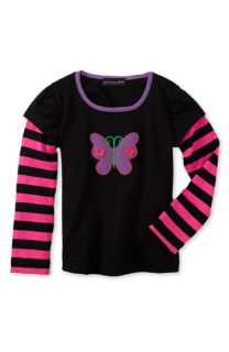 Scrambled Girl Layered Tee (Toddler & Little Girls)