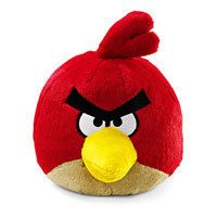  Red Bird 8 Plush with Sound Tag Rovio Commonwealth Toy New