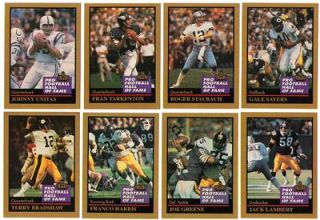 RARE 1991 Enor Gold Official Pro Football Hall of Fame Set 160 Cards