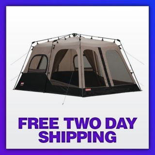 New Coleman Instant 8 Person Two Room Tent Fully Taped Seems 14 by 10