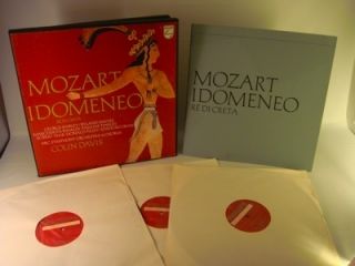 Colin Davis Mozart Idomeneo Holland Promo 3LP Set Hdpix