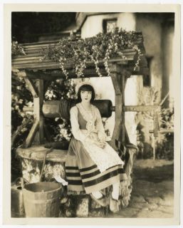1920s Colleen Moore Vintage Flapper Silent Film Photograph Costumed