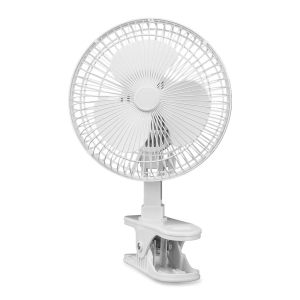 Clip on Portable Personal Fan with Mounting Clip Two Speed Adjustable