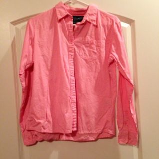 Womens Wrangler Western Shirt Pink Breast Cancer Shirt Size Medium