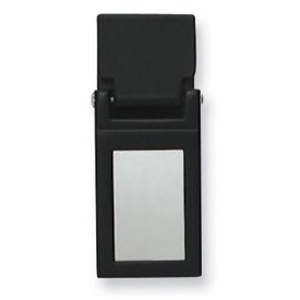 New Matte Polished Black and Nickel Plated Money Clip