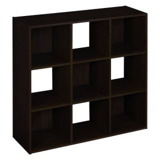  Room Toy Bin 9 Cube Laminate Closet Storage Organizer System Espresso
