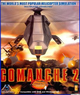 description comanche 2 0 used pc game very rare retail software game