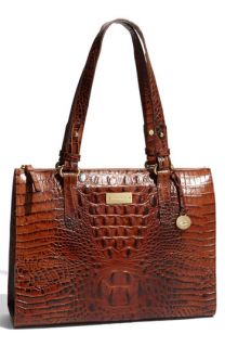 Brahmin Anywhere Croc Embossed Leather Tote