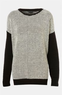 Topshop Textured Knit Sweater