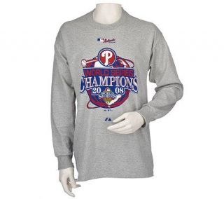2008WorldSeries Champions Phillies Locker Room L/S T Shirt