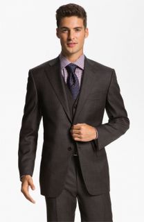 Canali Three Piece Wool Suit
