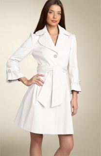 Laundry by Shelli Segal Long Fit & Flare Coat