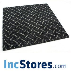 Commercial Check Carpet Tile Flooring Squares 19 69 x 19 12 Tiles Box