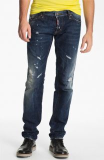 Dsquared2 Slim Fit Jeans (Distressed Blue)