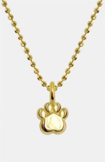 Alex Woo Mini Paw 14k Gold Pendant Necklace