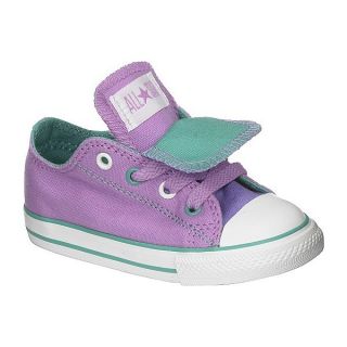 Converse Toddler Girl Chuck Taylor Double Tongue Purple Violet