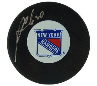 Marian Gaborik NY Rangers Autographed Puck —