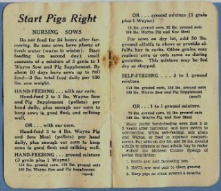 Old Farmer Ear to Shelled Corn Conversion Table Booklet