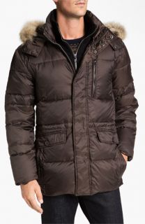 Marc New York by Andrew Marc Alpine Ultra Down Jacket with Genuine Coyote Fur Trim