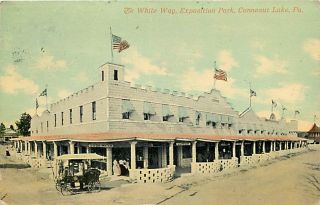 PA Conneaut Lake Exposition Park The White Way T29989