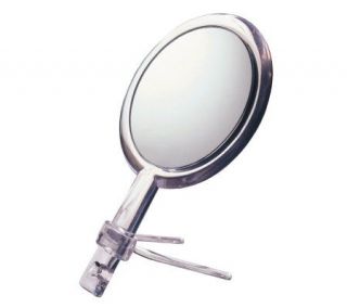 Floxite 10X/1X Two Sided Handheld Mirror with Stand —