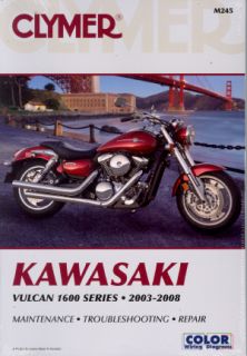 Kawasaki Vulcan 1600 Mean Streak Service Manual 03 08
