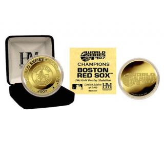 Boston Red Sox 2007 World Series Champions 23KGold Coin —