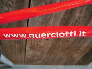  Stock Guerciotti G65 Road Frame and Fork (55 cm) with Red/White Finish