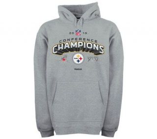 NFL Steelers 2010 AFC Champs LR Hooded Fleece —