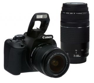 e223553 canon rebel t3i dslr 18mp digital camera with 2 lenses today s 