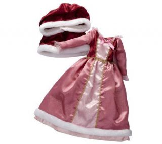 Princess and Me Belles Holiday Cape and Gown —