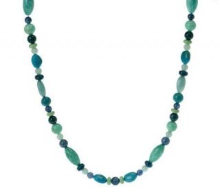 Carolyn Pollack Changing Seasons Sterling 17 Bead Necklace —